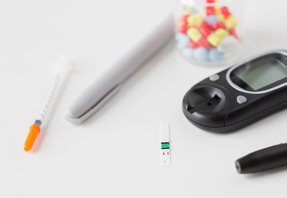 혈당 측정 기기와 약